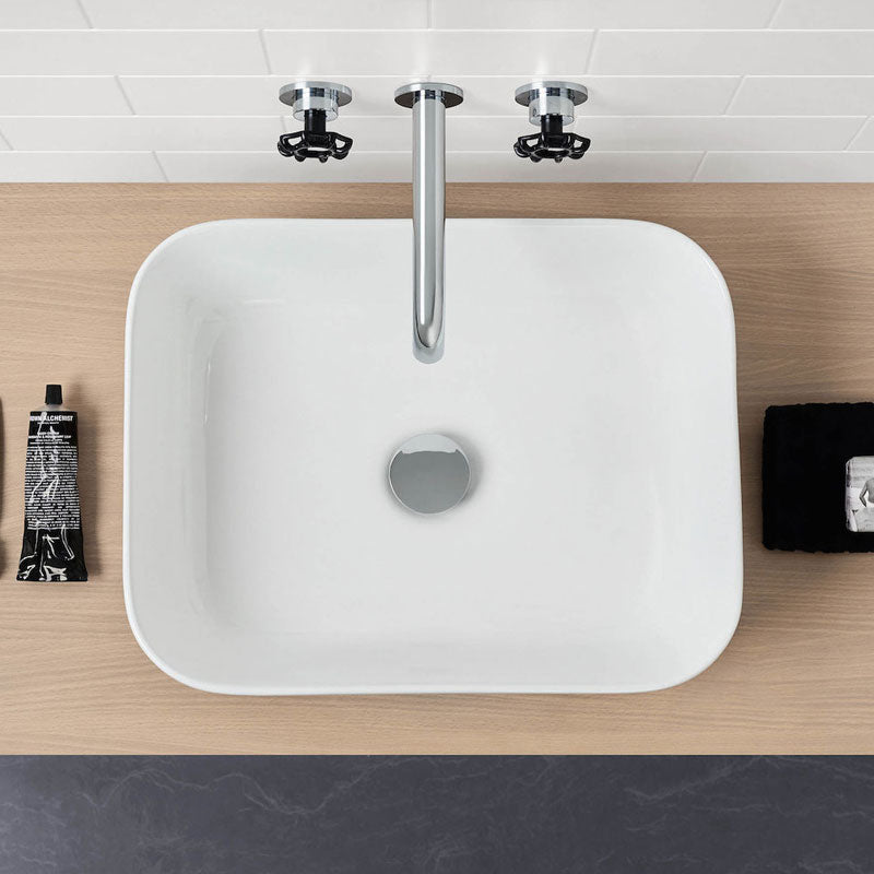 Caroma Artisan Above Counter Basin - Rectangle 490mm