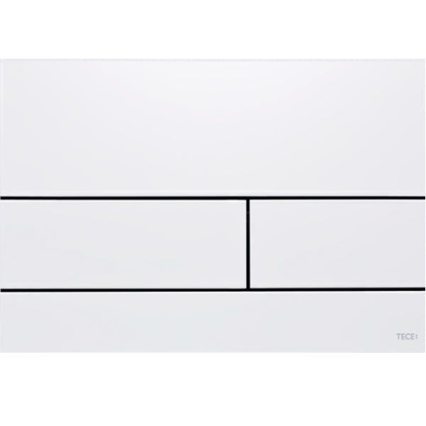TECEsquare Flush Plate - Metal Gloss White