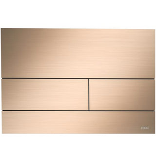 TECEsquare Flush Plate - Brushed Gold Optic PVD - 9.240.847