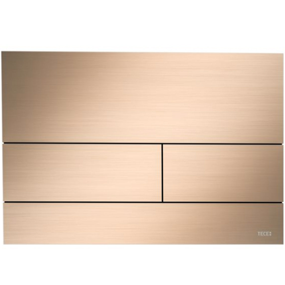 TECEsquare Flush Plate - Brushed Gold Optic PVD - 9.240.847