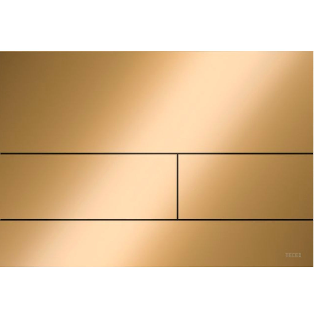 TECEsquare Flush Plate - Polished Gold Optic PVD - 9.240.839