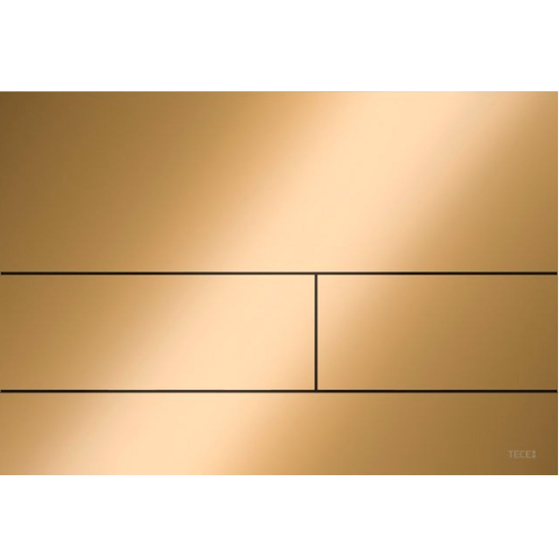 TECEsquare Flush Plate - Polished Gold Optic PVD - 9.240.839