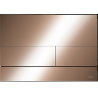 TECEsquare Flush Plate - Brushed Red Gold Optic PVD - 9.240.841