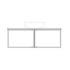 Marquis Chifley Wall Hung Vanity with Symphony Top & Basin - 600mm - Chifley 1