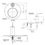 Zip Hydrotap Font Kit - Fits G4 Classic and Design Range Elite | Specifications