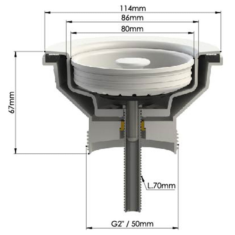 Turner Hastings Premium Polypropylene Basket Waste