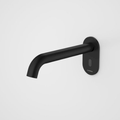 Caroma Liano II Sensor 210mm Wall Spout - Matte Black - 96388B6AF