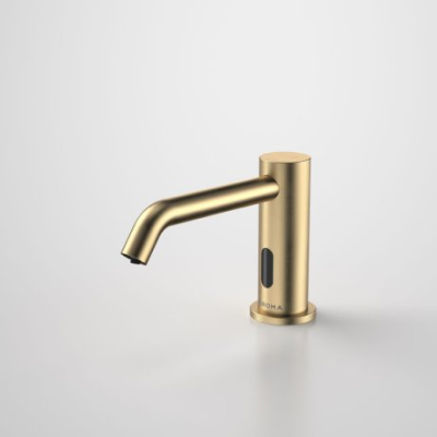 Caroma Liano II Sensor Hob Mounted Soap Dispenser - Brushed Brass - 96390BB
