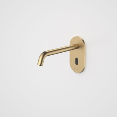 Caroma Liano II Sensor Wall Mounted Soap Dispenser - Brushed Brass - 96391BB