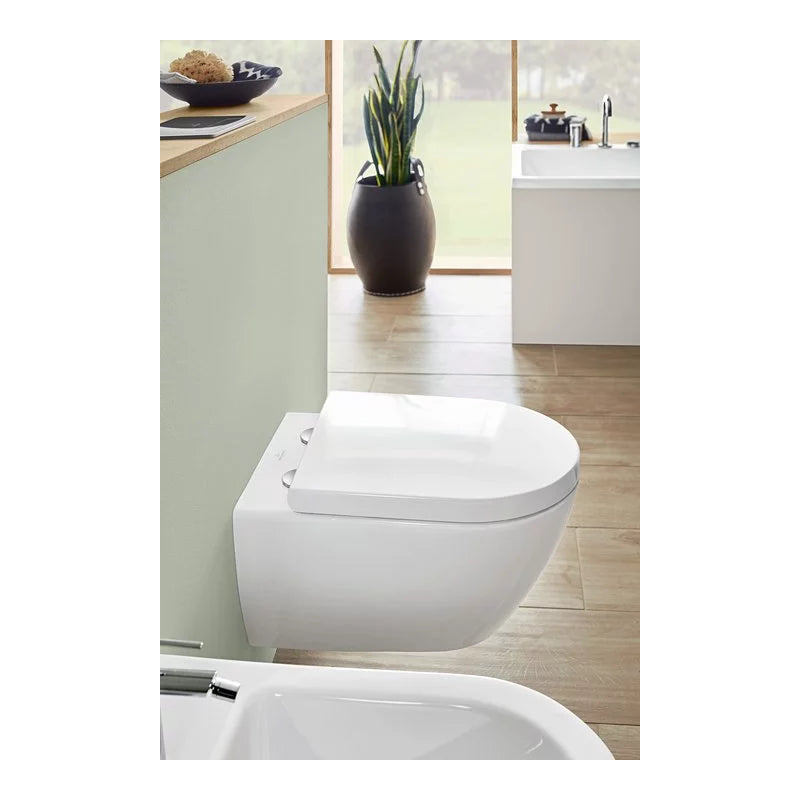 Villeroy & Boch Subway 2.0 Toilet seat and cover - Soft Close and Quick Release -  White Alpin