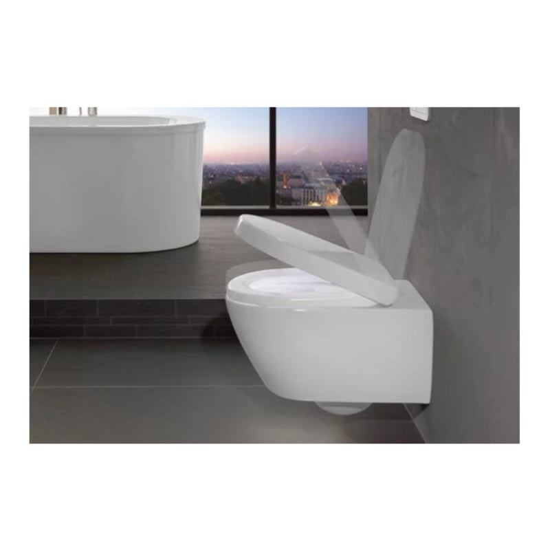 Villeroy & Boch Subway 2.0 Toilet seat and cover - Soft Close and Quick Release -  White Alpin 