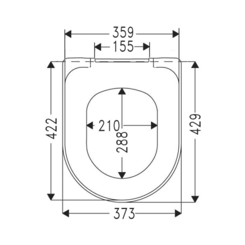 Villeroy & Boch Subway 2.0 Toilet seat and cover - Soft Close and Quick Release -  White Alpin - Specification
