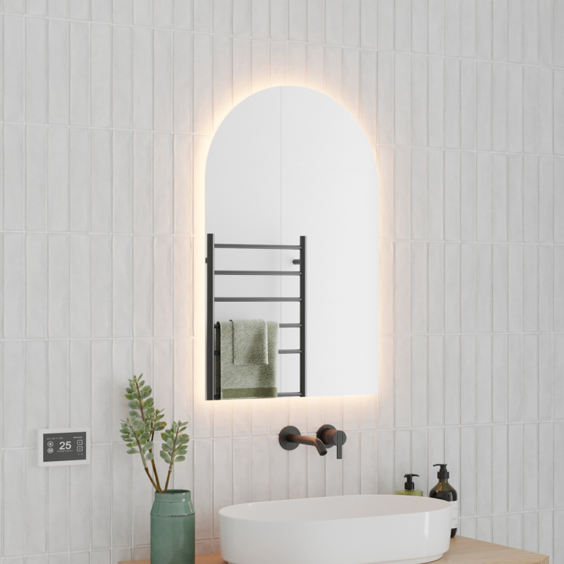 Thermogroup Ablaze 500 Arch Shape Premium Backlit Mirror - AS500W