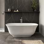 Victoria + Albert Amiata 1500mm Freestanding Bath - Gloss White - AMT1-N-SW-NO