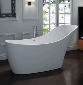 Pietra Bianca Anna 1690mm Freestanding Bath - White Matte - PB4011-WM