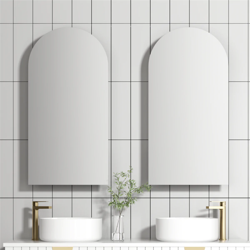 Cassa Design Archied 450mm Matte White Left Hinge Shaving Cabinet - ARCHIED9045MW