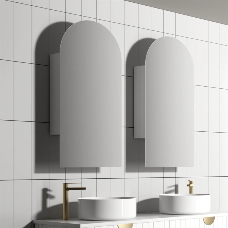 Cassa Design Archied 450mm Matte White Left Hinge Shaving Cabinet