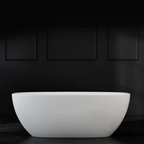 Victoria + Albert Barcelona 1500mm Freestanding Bath - Matte White - BA1M-N-SM-NO