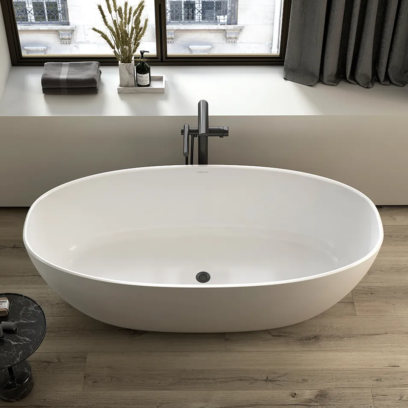 Victoria + Albert Barcelona 1700mm Freestanding Bath - Gloss White - BA2-N-SW-NO