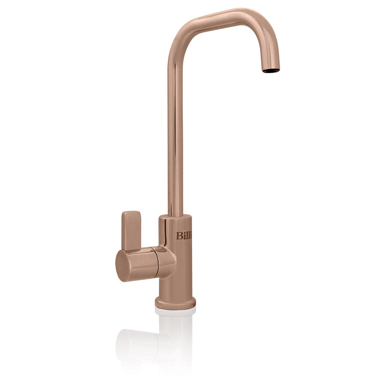 Billi B3000 Chilled Filter Tap with Square Slimline Dispenser - Brushed Rose Gold