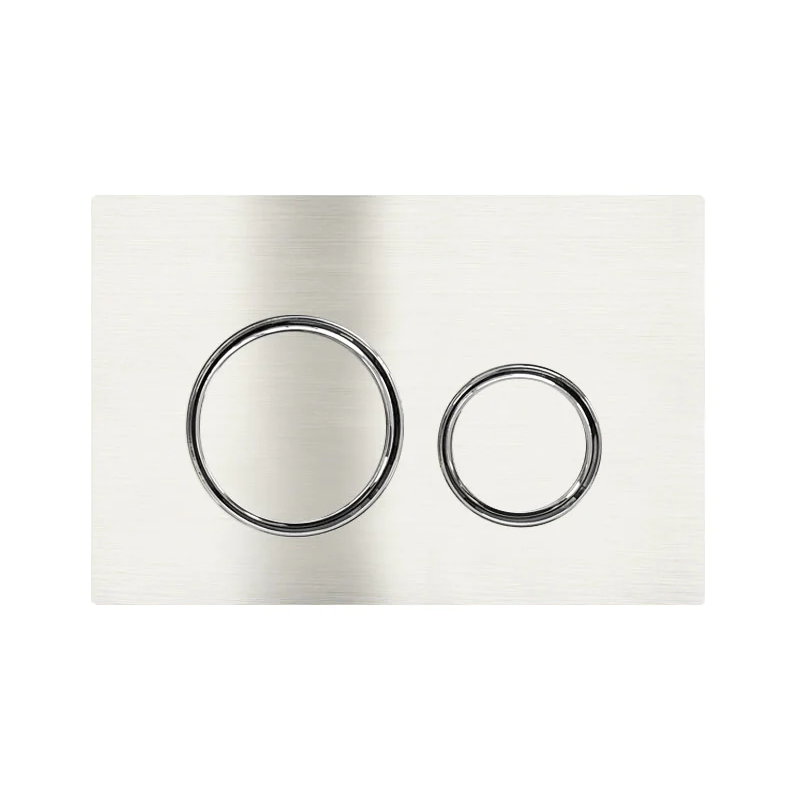 Meir Sigma 21 Dual Flush Plate by Geberit PVD - Brushed Nickel - 115.884.00.1-PVDBN