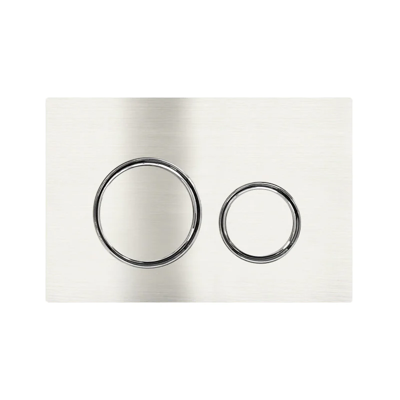 Meir Sigma 21 Dual Flush Plate by Geberit PVD - Brushed Nickel
