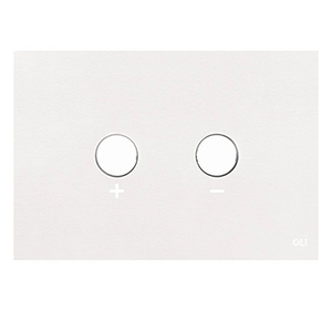 Studio Bagno Manhattan MAN002 Matte White Wall Faced Pan including Oli 74 (Pneumatic) Cistern & Matte White Button - MAN002/MW + 601602/PN + OL0216622