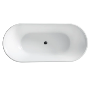 Cee Jay Balmoral 1700mm Acrylic Freestanding Bath No Overflow - Gloss White