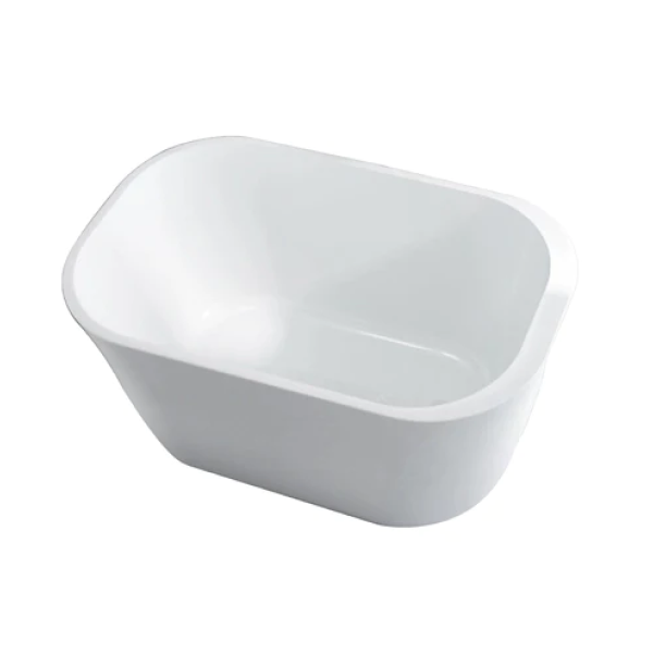 Cee Jay Claremont 1300mm Acrylic Freestanding Bath No Overflow - Gloss White