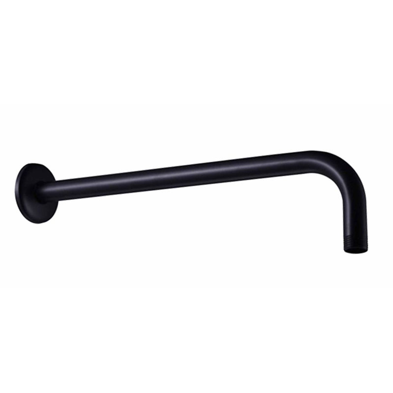 Verotti City Life Inox 355mm Wall Mounted Shower Arm - Matte Black