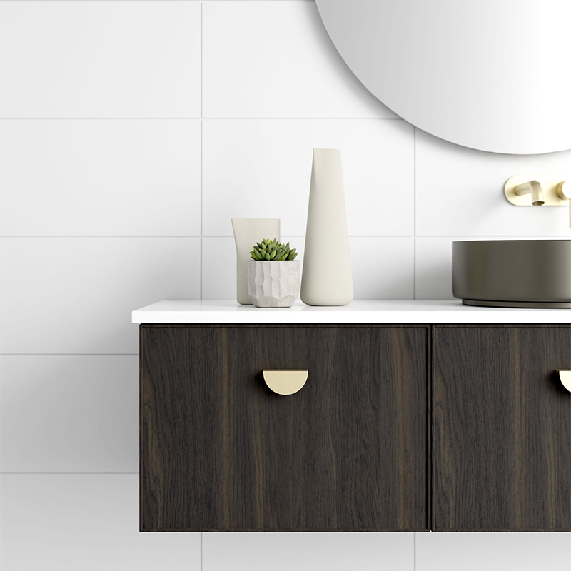 Marquis Chifley Wall Hung Vanity with Symphony Top & Basin - 600mm - Chifley 1