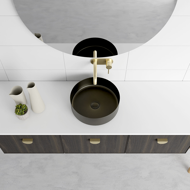 Marquis Chifley Wall Hung Vanity with Symphony Top & Basin - 600mm - Chifley 1