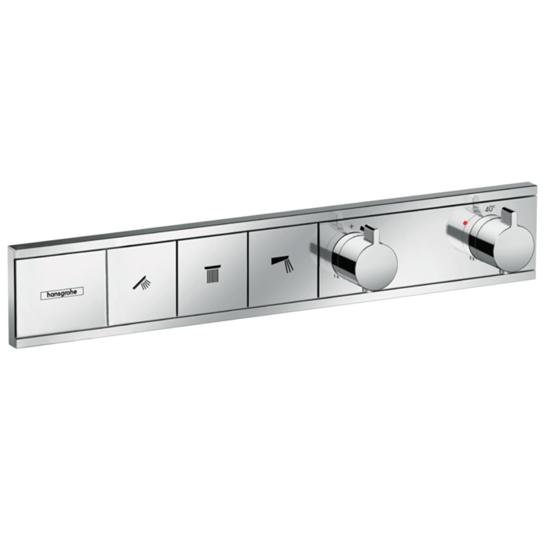 Hansgrohe Rainselect Thermostat for Concealed Installation 3 Functions - Chrome - 15381000