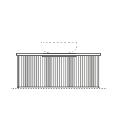 Marquis Cove Wall Hung Vanity with Symphony Top & Basin - 750mm - Cove 2