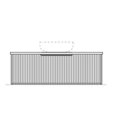 Marquis Cove Wall Hung Vanity with Symphony Top & Basin - 1200mm