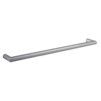 Thermorail 12V Round 632 Single Heated Towel Rail - DSR6BR Brushed Stainless Steel