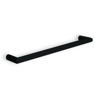 Thermorail 12V Round 632 Single Heated Towel Rail - DSR6B Matte Black
