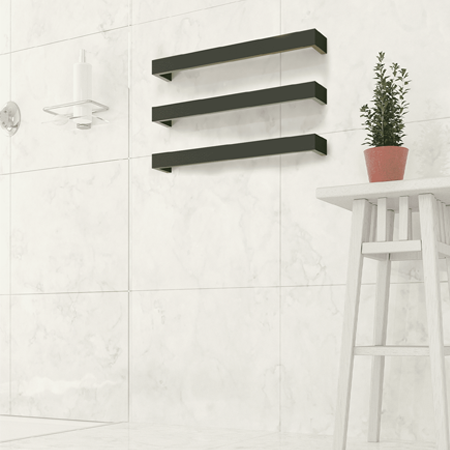 Thermorail 12V Square 632 Single Rail - DSS6B Matte Black