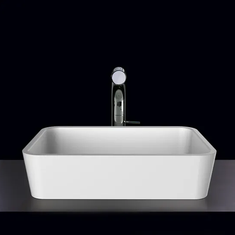 Victoria + Albert Edge 45 Above Counter Basin - Gloss White - VB-EDG-45-NO