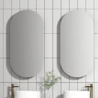 Cassa Design Elli Matte Black Shaving Cabinet - ELLI9045B