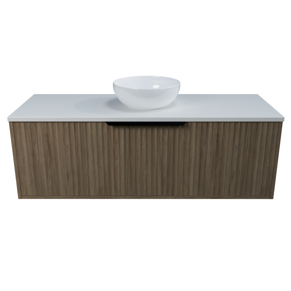Timberline Elwood Dockland Wall Hung Vanity with SilkSurface Top & Basin 1200mm