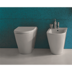 Globo Forty3 SENZABRIDA® Floor Standing Toilet Pan & Soft Close Seat - F3FMW