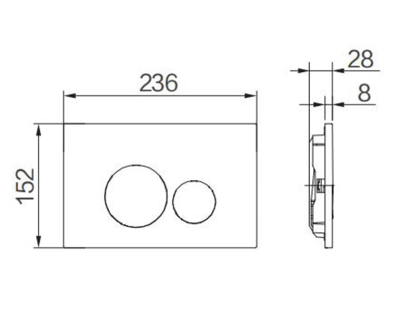 Villeroy & Boch O.Novo 2.0 Wall Faced Toilet Package incl/Argent 80 Cistern & Argent Plate