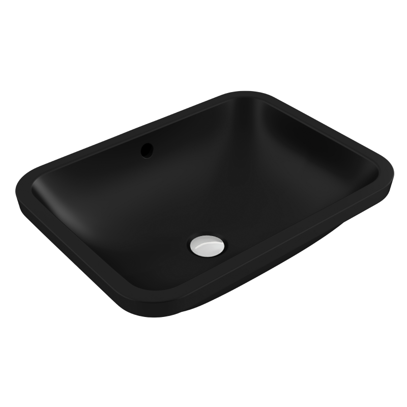 Turner Hastings Fino 55 x 41 Under Counter Basin - Matte Black - FI5503UCB-MB