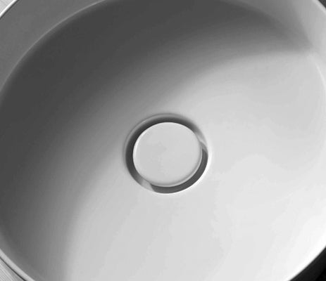 Studio Bagno Flat Top Ceramic Plug And Waste - Matte Anthracite - SBW006/AN