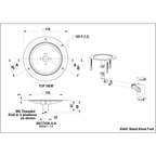 Zip Font Kit Stand Alone - Matte Black - 93441Z03