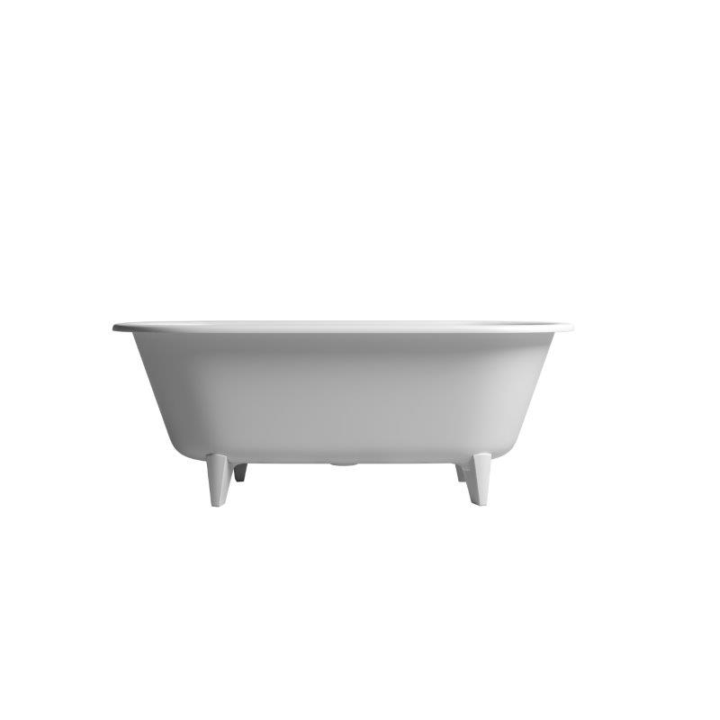 DADOquartz Liberty 1700mm Freestanding Bath No Overflow - Matte White - Modern Feet