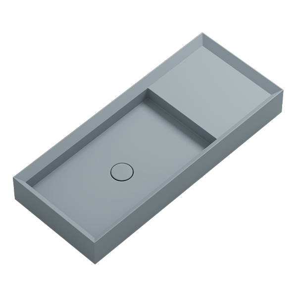 Parisi Cut 900x380 Bench Basin with Platform - Tempesta - No Tap Hole - VA170.92