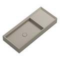 Parisi Cut 900x380 Bench Basin with Platform - No Tap Hole - Basento - VA170.94