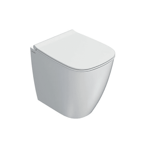 Globo Genesis Compact SENZABRIDA® Floor Standing Toilet Pan & Soft Close Seat